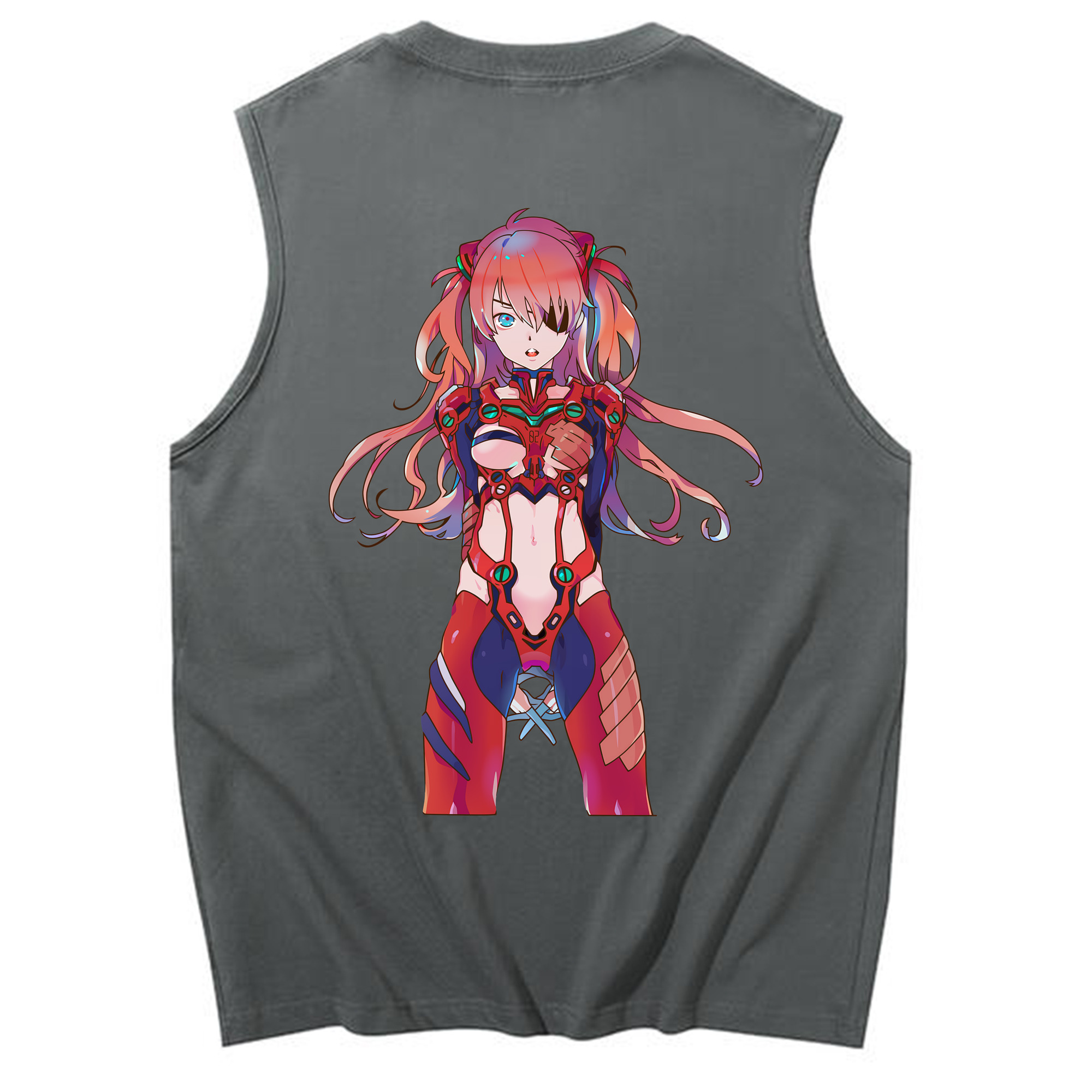 （画像用） EVA 新世紀エヴァンゲリオン コットン100％タンクトップ（背面プリント）